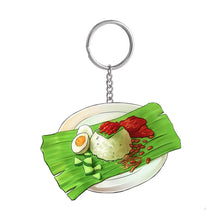Load image into Gallery viewer, Nasi Lemak Keychain
