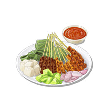 Load image into Gallery viewer, Satay Magnet