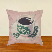 Load image into Gallery viewer, Hot Black Coffee Cushion Cover