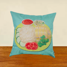 Load image into Gallery viewer, Chicken Rice Cushion Cover
