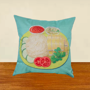 Chicken Rice Cushion Cover