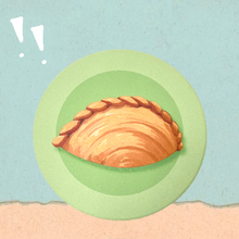 Load image into Gallery viewer, Kali Pok | Curry Puff Coaster
