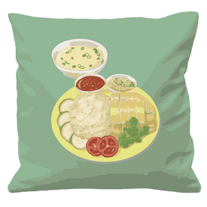 Chicken Rice Cushion Cover
