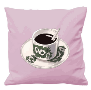 Hot Black Coffee Cushion Cover