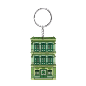 Shophouse Keychain (Green)