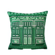 Load image into Gallery viewer, Old Shop Window Cushion Cover (Green)

